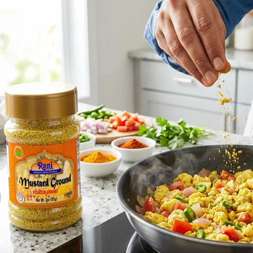 Miniatura 9 de Rani - Semillas de mostaza molida, especias en polvo (Rai Sarson) 3 onzas (3.00 oz) tarro de PET ~ Todo natural Apto para gluten Sin OMG