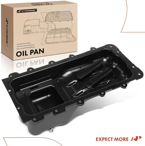 Miniatura 8 de A-Premium Cárter de aceite de motor con tapón de drenaje compatible con Ford F-150 F150 1997-2003, F-250 F250 1997-1999, F-150 Heritage 2004