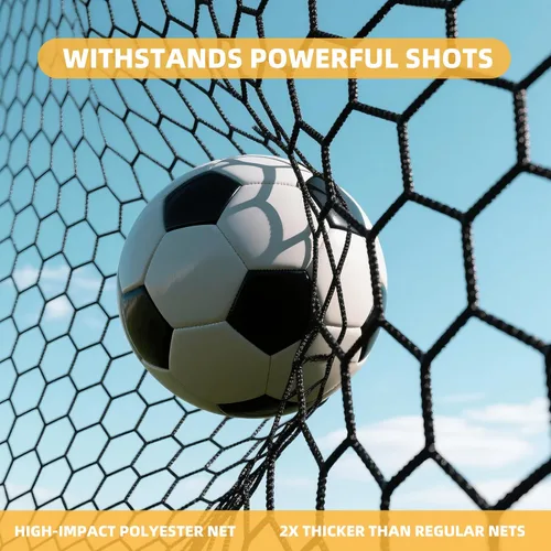 Miniatura 5 de MR Soccer Goal Target Sheet, Field Net, Professional Shooting Practice Aid
