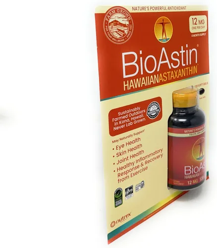 Miniatura 3 de BioAstin Astaxantina hawaiana 12 mg, 120 geles blandos