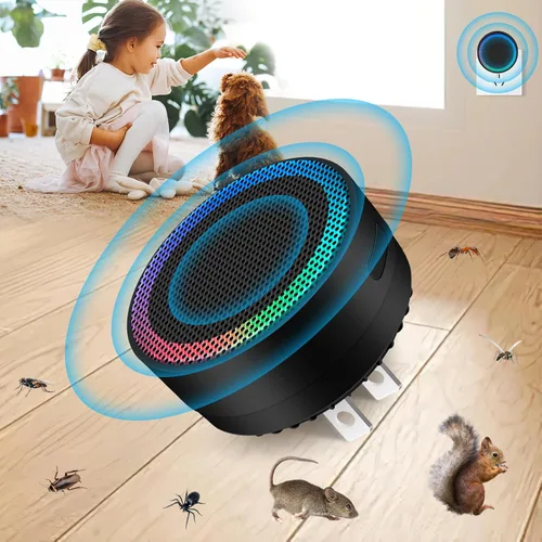 Miniatura 10 de Repelente ultrasónico de control de plagas actualizado 2026, trampas para ratones, enchufe interior, dispositivos electrónicos repelentes de ratones