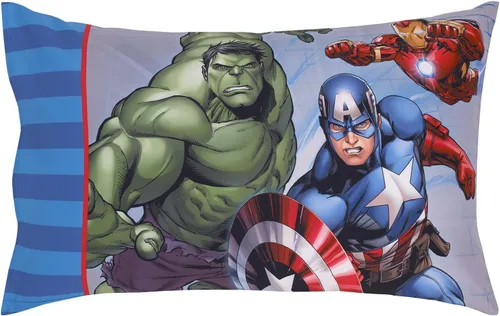 Miniatura 3 de Marvel Avengers - Juego de sábanas de 2 piezas para niños pequeños
