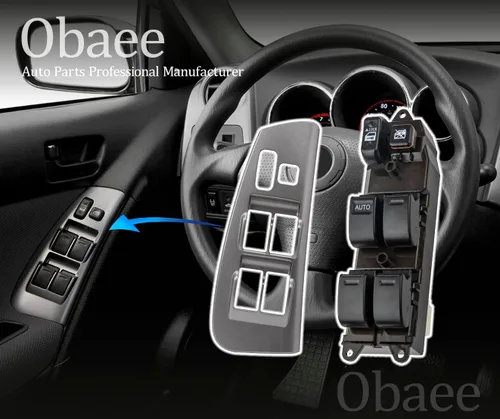 Miniatura 6 de Boteo de interruptor de ventana eléctrica Obaee y panel de interruptor de puerta, compatible con 2003 2004 2005 2006 2007 2008 Toyota Matrix