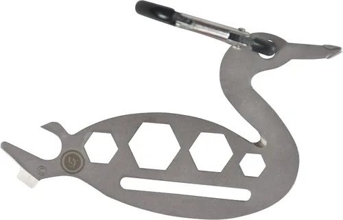 Miniatura 19 de UST Tool-a-Long - Mosquetones multiherramienta con construcción duradera y compacta de acero inoxidable para senderismo, kayak, campamento, viajes