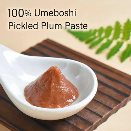 Miniatura 3 de YAMASAN KYOTO UJI Umeboshi - Pasta japonesa de ciruelas en escabeche, con la marca Premier "KISHU NANKO-UME" 100%, vegano, sin alérgenos ni aditivos