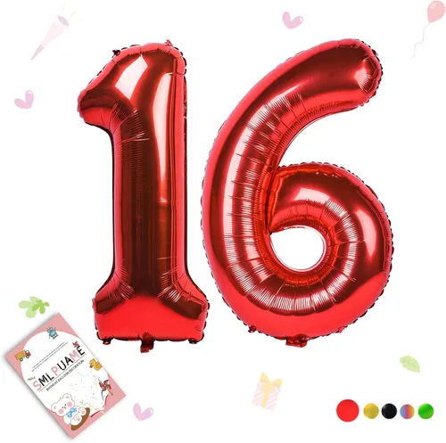 Miniatura 139 de Globos de números de 40 pulgadas del 0 al 9 dorados grandes del número 0, globos digitales para suministros de decoración de celebración de fiesta