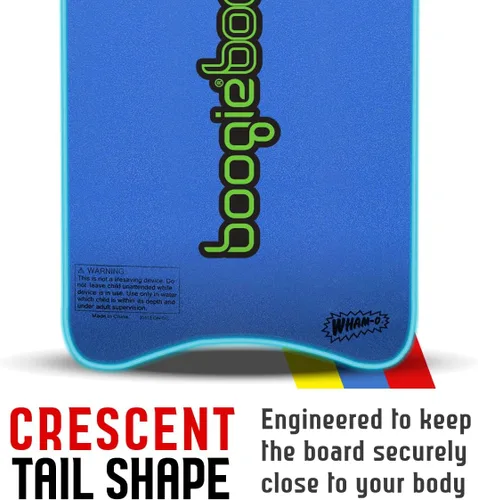Miniatura 7 de BoogieBoard - Entrenador deportivo de 19 pulgadas, tabla de bodyboard TC8 Deck PE Core Crescent Tail Principiantes Piscina Playa