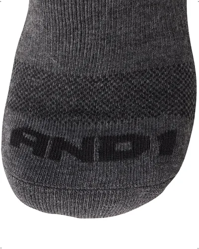 Miniatura 5 de AND1 Calcetines tipo tripulación para hombre - Paquete de 12 calcetines deportivos acolchados de alto rendimiento que absorben la humedad y son