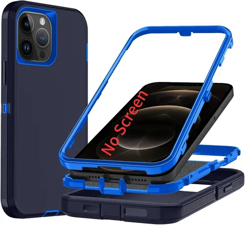 Miniatura 18 de Funda para iPhone X/i Phone Xs, 3 capas duradera funda de teléfono resistente protección para teléfono, a prueba de golpes a prueba de caídas a Negro