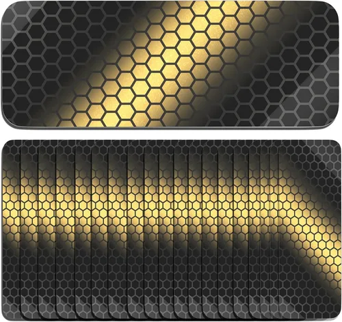 PHIXBEAR 20 piezas calcomanías reflectantes súper reflectantes hechas de 3M 823i, cinta reflectante de seguridad para automóvil, bicicleta, buzón,