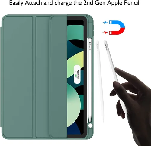 Miniatura 2 de ZryXal Funda para iPad Air de 11 pulgadas M3 (2025) / M2 (2024), iPad Air de 5ª (2022) / 4ª generación (2020) de 10.9 pulgadas, funda inteligente