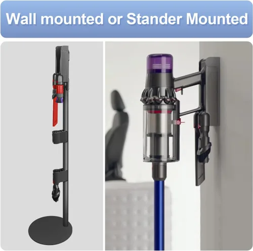 Miniatura 6 de FUNTECK Soporte de pared compatible con aspiradoras Dyson V11, V11 Outsize y V15, estación de carga que reemplaza la pieza n.º 970011-01 y 970011-02