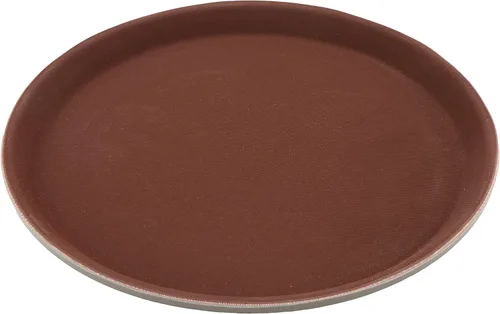 Miniatura 23 de G.E.T. NS-1014-BR Bandeja rectangular antideslizante de plástico sin BPA, de 10 x 14 pulgadas, color marrón