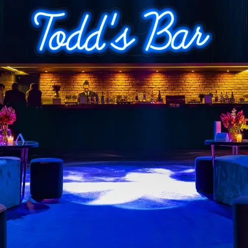 Miniatura 5 de Letreros LED de neón personalizados para decoración de pared de bodas, fiestas de cumpleaños, eventos, letras personalizadas, para bares, salones