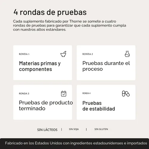 Miniatura 7 de THORNE - Collagen Fit - Polvo de Péptidos de Colágeno Sin Sabor con Ribosido de Nicotinamida - 15g de Péptidos de Colágeno y 14g de Proteína por