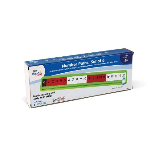 Miniatura 2 de hand2mind Number Path Rekenrek, juguete para contar ábaco, juguetes educativos para niños de primaria, suministros para profesores para aula