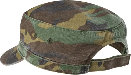 Miniatura 2 de Joe's USA Gorras de sarga de algodón lavado con enzimas de estilo militar en 5