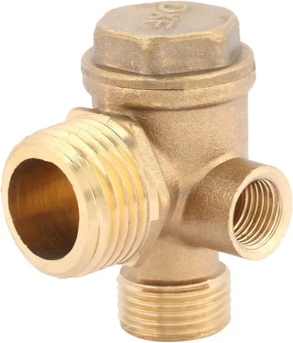 Miniatura 7 de Walfront Válvula de retención de latón para compresor de aire, herramienta de conector de tubo de válvula de retención del compresor de aire