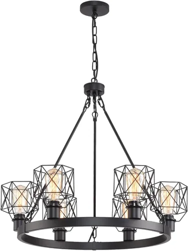 Miniatura 12 de Lámpara Colgante Tejida Candelabro Bohemio, Luces Colgantes de Ratán Isla de Cocina, Iluminación Colgante de Granja con Pantalla de Mimbre Tejida a