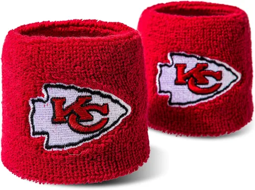 Miniatura 18 de Franklin Sports Muñequeras con Logotipo de Equipo de la NFL - Par de Muñequeras Juveniles para Disfraces y Uniformes