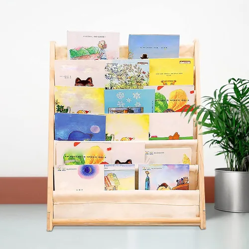Miniatura 7 de Estantería de pie, estante de almacenamiento, estante organizador de libros para niños, estantes organizadores de juguetes, estantes