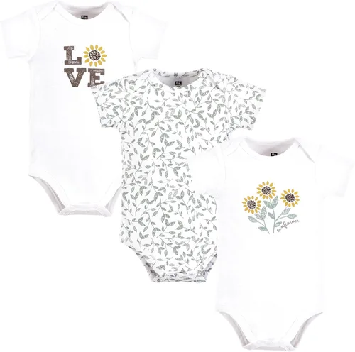 Miniatura 469 de Hudson Baby baby-girls Cotton Bodysuits 3-pack