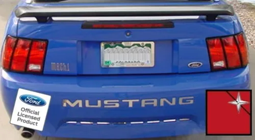 Miniatura 16 de Adhesivos de letras para parachoques trasero para Ford Mustang Negro (Brillo) -CB (se adapta a 1999-2004)