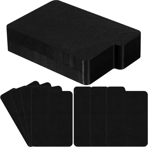 Lewtemi 50 separadores de tarjetas, separadores de páginas de tarjetas intercambiables, separadores de juego para suministros de almacenamiento de