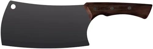 Miniatura 7 de Tramontina Churrasco - Cuchillo de acero inoxidable de hoja negra de 9.843 in, el mejor diseño para uso en exteriores, cuchillo Gyu, hoja de acero