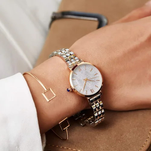 Miniatura 4 de SURVAN WatchDesigner Wrist Watches for Women Japanese Quartz Fashion Waterproof Womens Watch Crystal Dial Leather Strap Adjustable Bracelet Wrist
