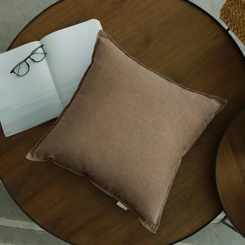 Miniatura 17 de Jeanerlor - Funda de cojín sólida de lino y algodón para decoración, de 18x18 pulgadas, funda de almohada especial para sofá, cama, silla