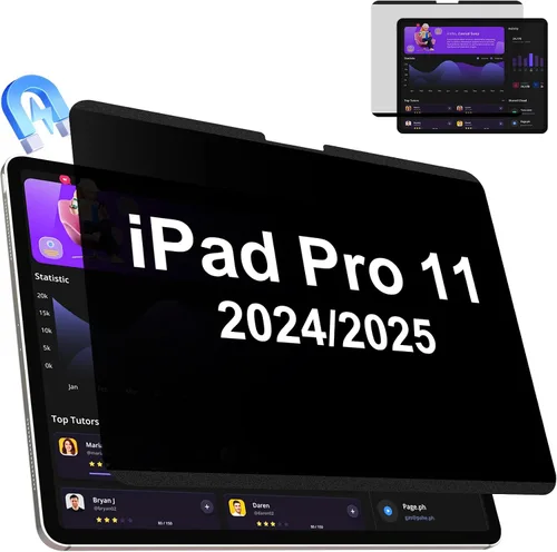 Miniatura 8 de IPROKKO Protector de pantalla magnético de privacidad compatible con iPad de 9ª, 8ª, 7ª generación de 10.2 pulgadas (2021/2020/2019) y iPad Air 3th