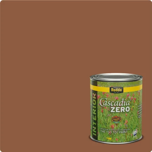 Miniatura 241 de Rodda Paint CASCADIA ZERO - Pintura plana e imprimación para interiores en uno, cuarto de galón, crema de ballet