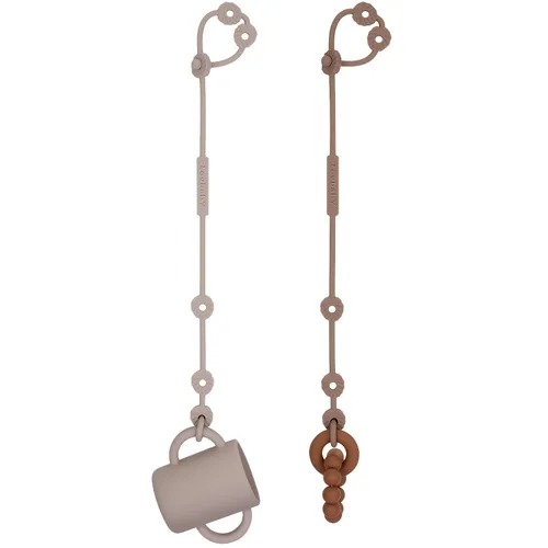 Correas de juguete para bebé, clips de silicona para chupete, correas ajustables de silicona para cochecitos, silla alta, cunas, cestas colgantes,
