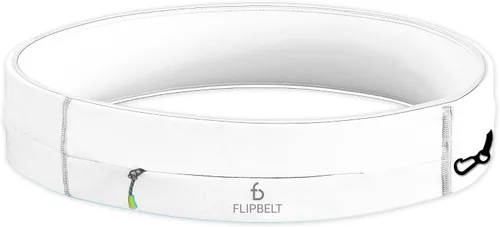 Miniatura 9 de FlipBelt Cinturón para correr con cremallera, riñonera para fitness y correr, empresa estadounidense Negro