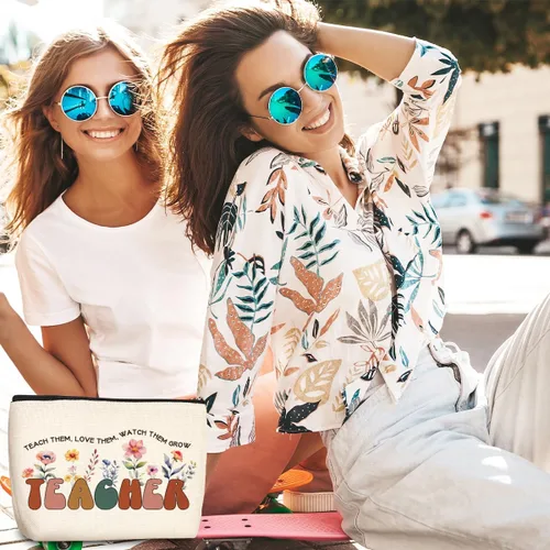 Miniatura 5 de Bolsa de maquillaje para enfermera, doctora, profesora, regalo de agradecimiento, bolsa de maquillaje para mujeres, compañeras de trabajo, regalos