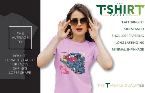 Miniatura 5 de The Tshirt Company - Camisetas gráficas para mujeres y hombres, camisetas negras de diseñador con estampados únicos y modernos cara divertida