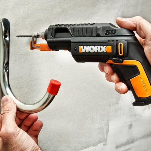 Miniatura 9 de Worx WX255L - Destornillador eléctrico de 4 V, juego de destornilladores eléctricos inalámbricos recargables con 6 brocas, soporte para tornillos