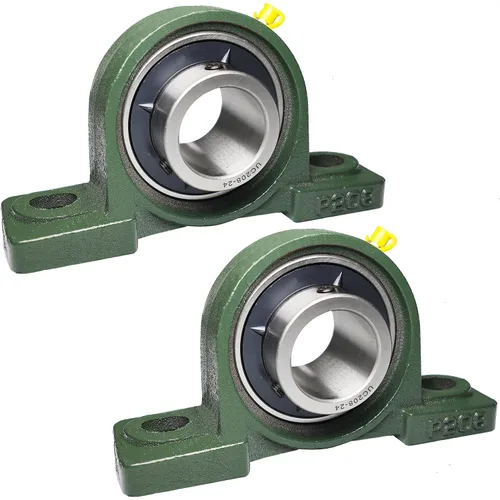 Miniatura 13 de UCP206-20 - Paquete de 2 rodamientos de bloque de almohada montados de 1-1/4 pulgadas, base de hierro fundido sólido, autoalineación (UCP206)
