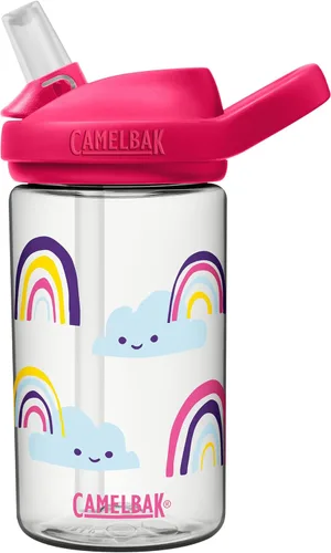 Miniatura 25 de CamelBak Eddy+ Kids Water Bottle with Bite Valve Straw, Leak‑Resistant Easy‑Sip Design for Everyday Hydration, 14oz Kids Monstruos de Skate