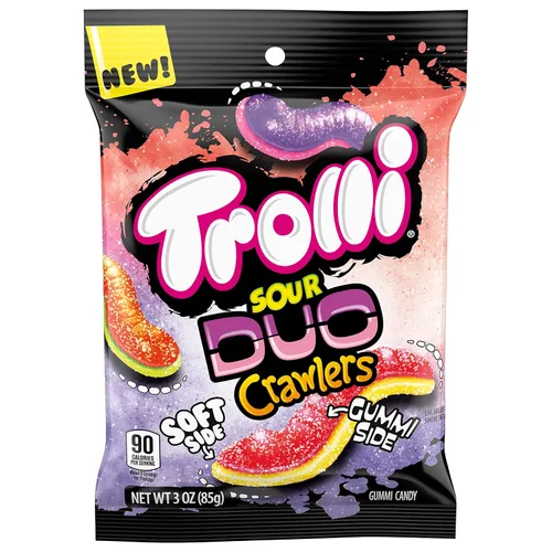 Miniatura 11 de Trolli Sour Bursting Crawlers - Caramelos de gomitas ácidas, 4.25 onzas (Paquete de 12)