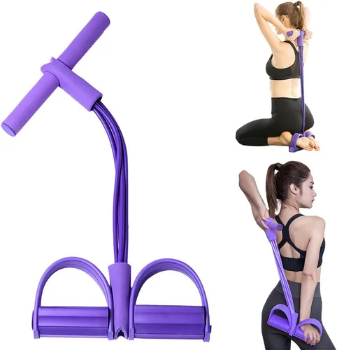 Miniatura 14 de Banda de resistencia elástica multifuncional para yoga, extractor de pedal de estiramiento mejorado 2026 con asas para entrenamiento de cuerpo