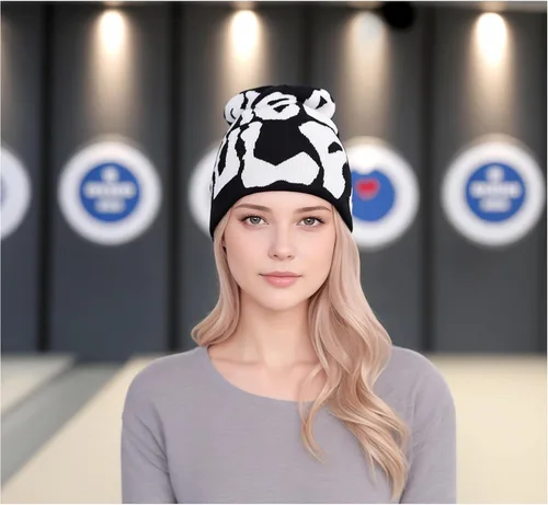 Miniatura 2 de Gorro gráfico Y2k para mujer, regalo ideal para invierno