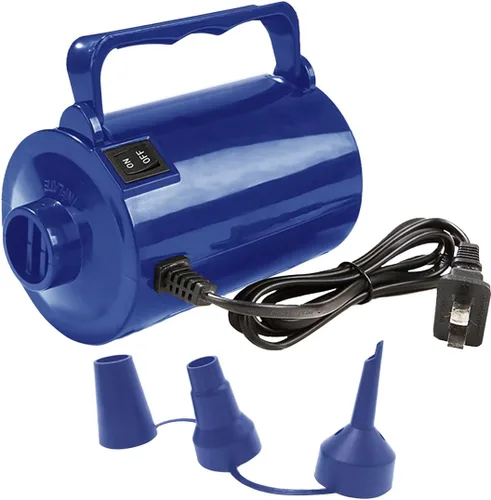 Miniatura 12 de Artigarden Bomba de aire eléctrica portátil de 460W, bomba de aire de llenado rápido de 45CFM 2.1PSI con manguera, 5 boquillas, bomba Negro brillante