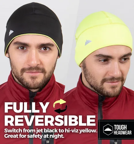 Miniatura 2 de Skull Cap Helmet Liner Running Beanie - Winter Thermal Under Helmet Cycling Head Hat - Ultimate Moisture Wicking Performance