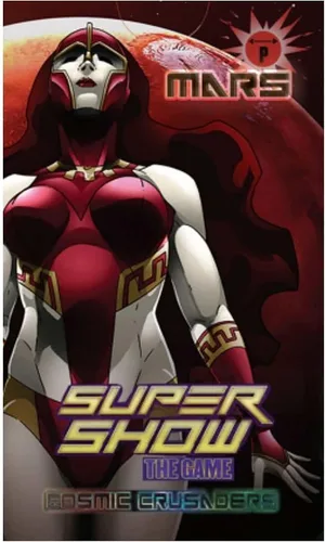 GTS Distribution Supershow Cosmic Crusader: Mars - Juego de cartas y dados de lucha libre. Baraja de estructura SRG. Edades 12+, 2-6 jugadores,