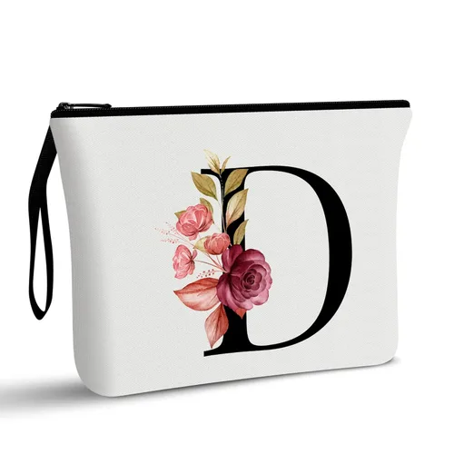 Miniatura 119 de Vavabox A-Z Bolsa de Maquillaje Personalizada, Regalos de Cumpleaños para Mujeres y Mamá, Regalos para la Mejor Amiga, Bolsa de Cosméticos