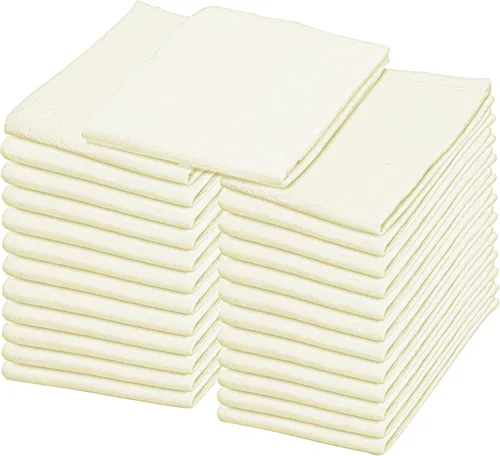 Miniatura 17 de Toallas de saco de harina, toalla de té para manualidades, toalla de cocina, toallas de secado de platos, toalla de algodón en blanco para bordado
