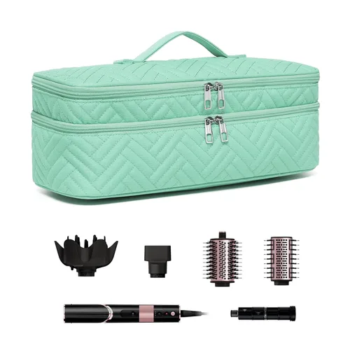 Miniatura 9 de Funda de transporte de doble capa para secador de pelo Revlon de un solo paso, bolsa de viaje para voluminizador/moldeador de cabello, caja