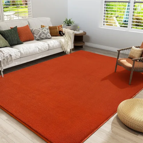 Miniatura 22 de Amearea Alfombras Modernas de Área para Dormitorio Sala de Estar, 4x6 Pies Gris Alfombra de Espuma Viscoelástica Engrosada, Alfombras Mullidas